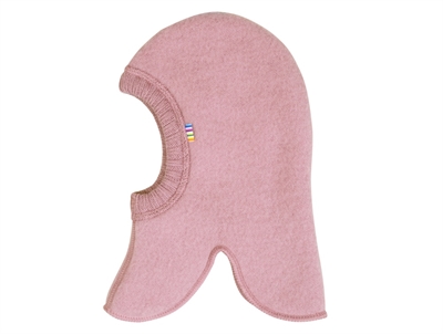 Joha old rose balaclava elephant hat wool  