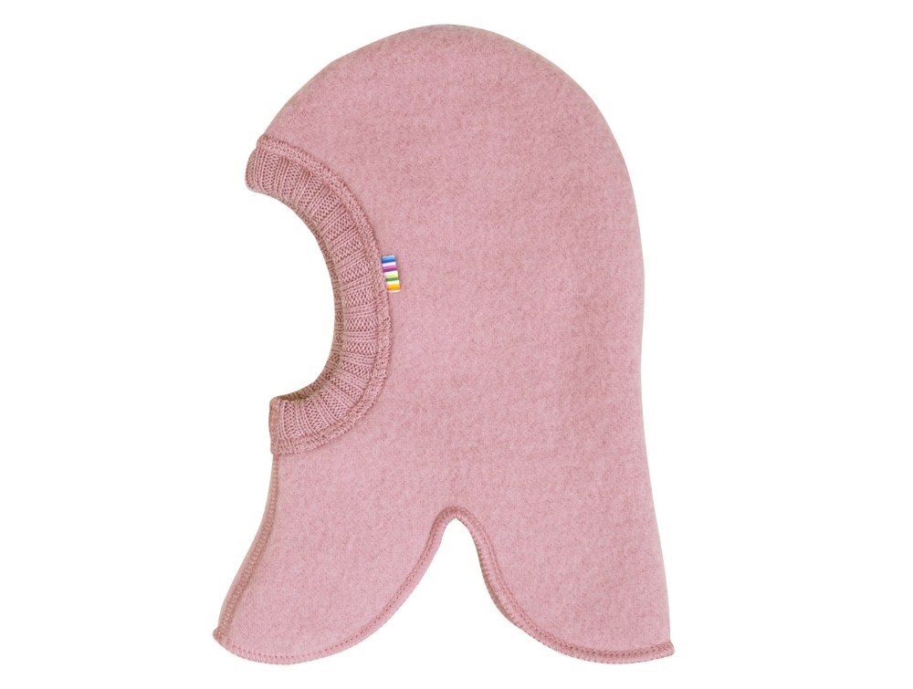 Joha old rose balaclava elephant hat wool  