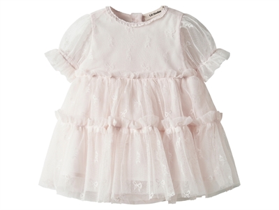 Lil' Atelier body dress almost mauve with tulle and ruffles