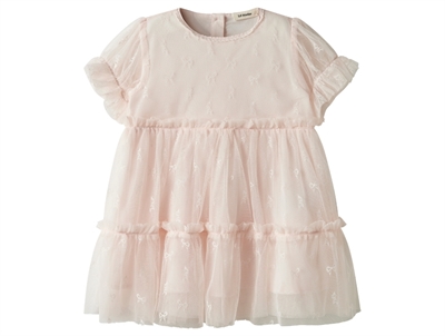 Lil' Atelier dress almost mauve with tulle and ruffles