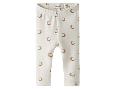 Lil' Atelier leggings coconut milk with floral print