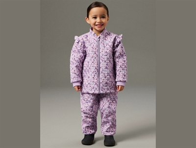 Name It thermo set violet tulle with floral print
