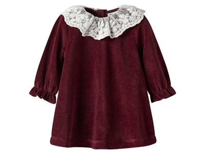 Name It tulle skirt jester red with reindeer embroidery