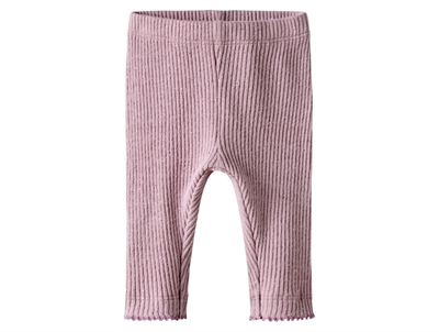 Name It leggings chateau gray with bee print