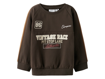 Name It sweatshirt delicioso with vintage race print