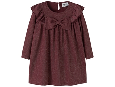 Name It tulle skirt jester red with reindeer embroidery