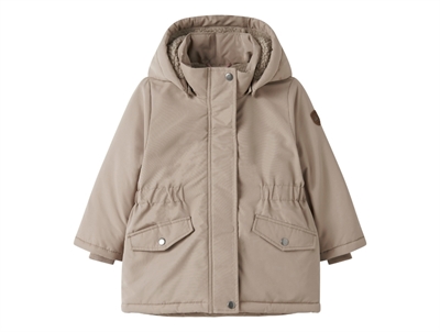 Name It parka winter jacket silver mink with teddy lining