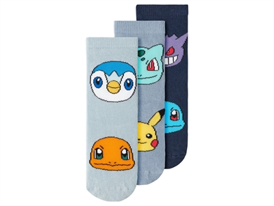 Name It socks white with Pokémon (3-pack)  