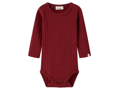 Lil' Atelier body red dahlia with rib structure