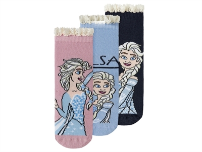 Name It MINI socks windsurfer with Elsa motif 3-pack