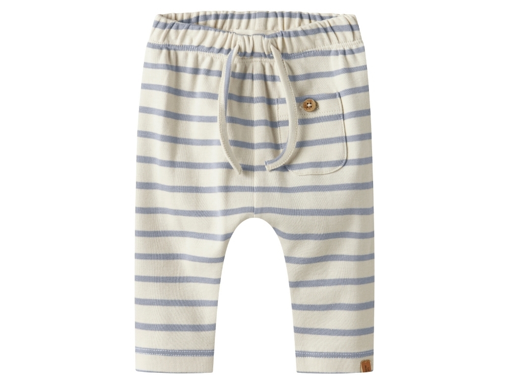 Lil\' Atelier trousers turtledove with blue stripes