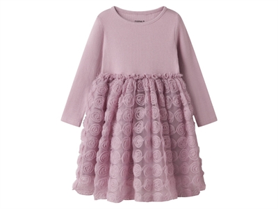 Name It dress cradle pink with flowers and tulle