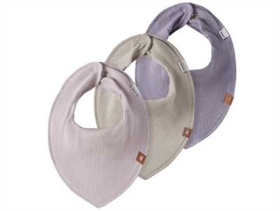 Name It bib lavender fog/ fragrant lilac/chateau gray (3-pack)