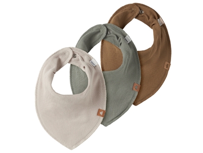 Name It bib lavender fog/ fragrant lilac/chateau gray (3-pack)