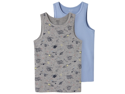 Name It undershirts 2-pack pearl/peony with ballerina print