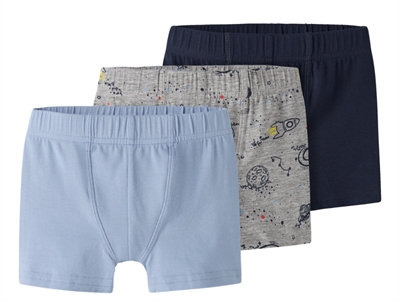 Name It boxer shorts 3-pack titan/black with skateboard print