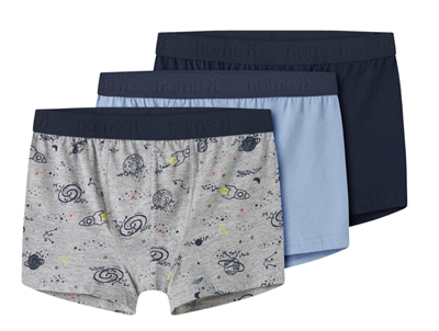 Name It boxer shorts 3-pack titan/black with skateboard print