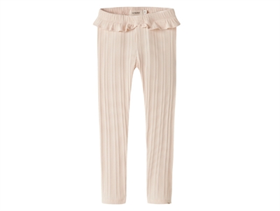 Lil' Atelier leggings coconut milk with floral print