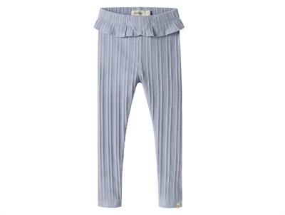 Lil' Atelier leggings coconut milk with floral print