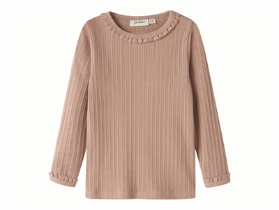 Lil' Atelier transitional jacket shitake with checks and teddy collar