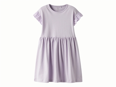 Name It dress orchid petal with ruffle sleeves