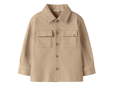 Lil Atelier turtledove checkered shirt