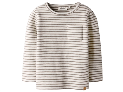 Lil Atelier limestone striped top