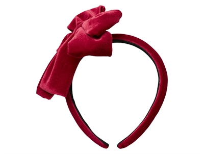 Name It hairband jester red velvet with bow