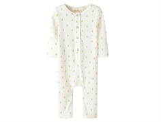 Lil Atelier turtledove rhinoceros/elephant bodysuit