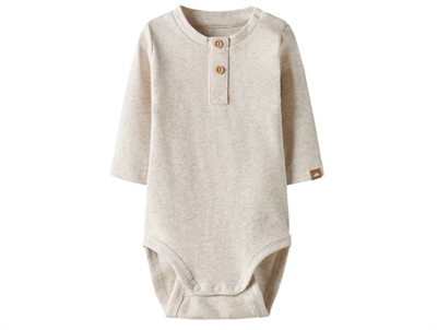 Name It BABY bodysuit island fossil with wrap closure