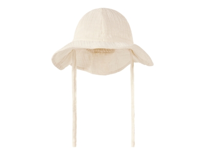 Lil' Atelier transitional jacket shitake with checks and teddy collar