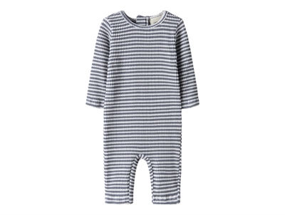 Lil' Atelier transitional jacket shitake with checks and teddy collar