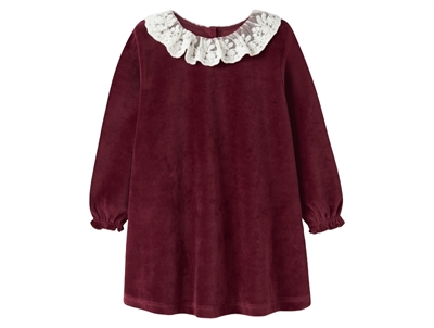 Name It tulle skirt jester red with reindeer embroidery