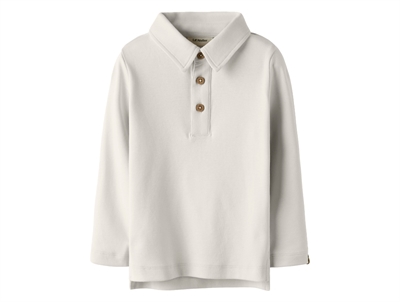 Lil' Atelier shirt blouse turtledove with buttons