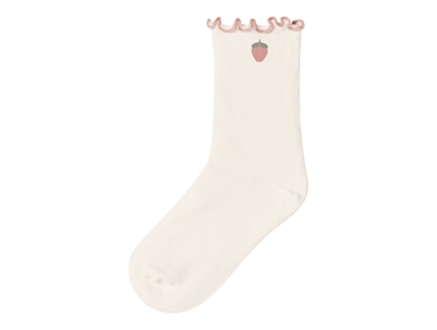 Lil' Atelier transitional jacket shitake with checks and teddy collar