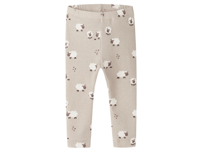 Name It leggings burnished lilac with small flowers