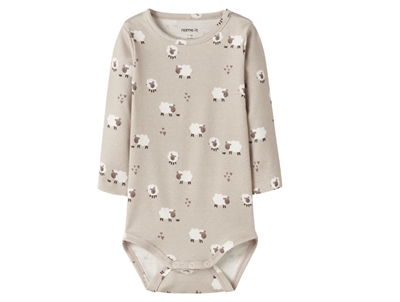 Name It body peyote melange with rabbit print