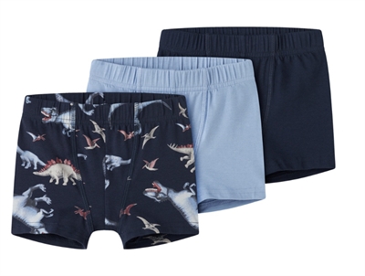 Name It boxer shorts 3-pack titan/black with skateboard print