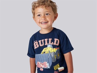 Lil' Atelier transitional jacket shitake with checks and teddy collar