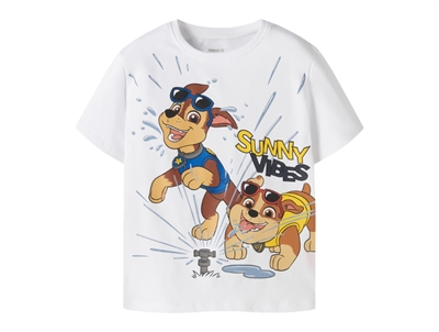 Name It t-shirt white with Paw Patrol print