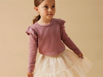 Lil Atelier sheer bliss ruffle top