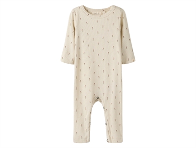 Lil' Atelier trousers turtledove with blue stripes