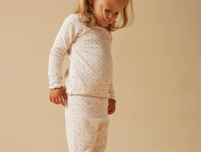 Lil' Atelier trousers turtledove with blue stripes