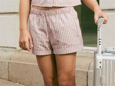 Name It shorts pink drink with stripes
