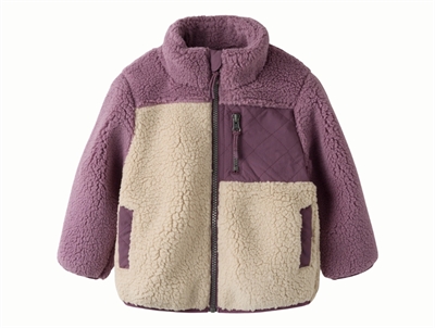 Name It teddy vest fog color-blocking