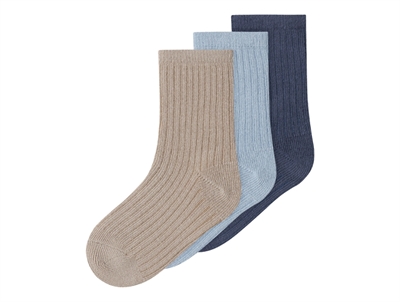 Lil' Atelier transitional jacket shitake with checks and teddy collar