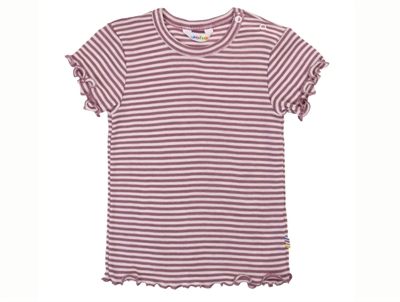Joha heather wool/silk t-shirt with stripes