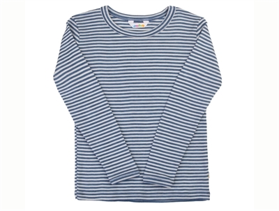 Joha blue striped wool/silk top