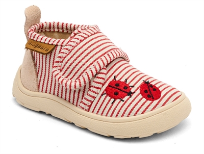 Bisgaard slippers navy with dots  