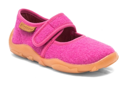 Bisgaard slippers pink with dots  